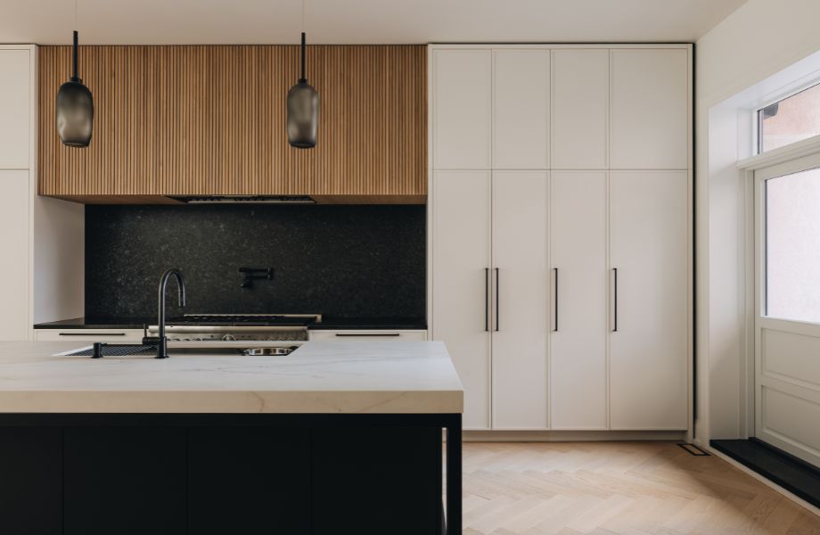 Fjord Interieurs Westmount Bianco Kos FENIX Kitchen