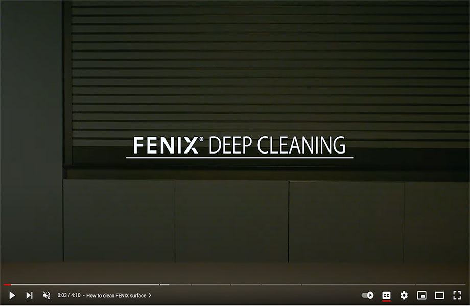 fenix deep cleaning surface video screenshot